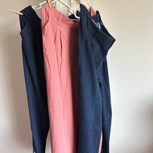 (3) Pairs of Halara Pants - Wide leg - Size XL - NWT